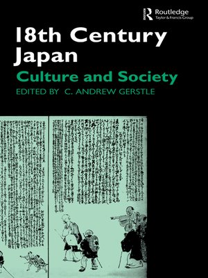cover image of 18th Century Japan